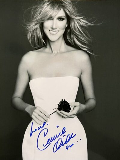 "Celine Dion" Autographed 8x10 Photo