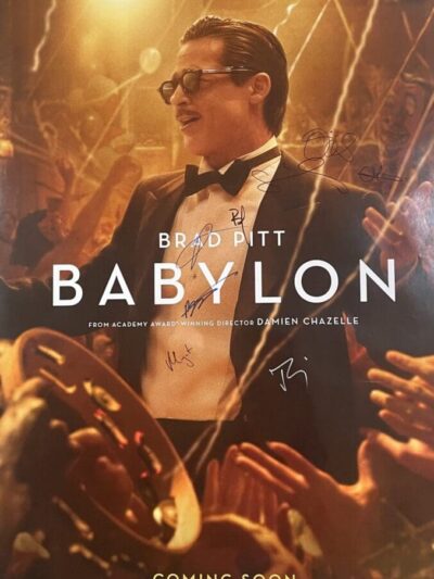 "Babylon" Cast Autographed Movie PosterÂ