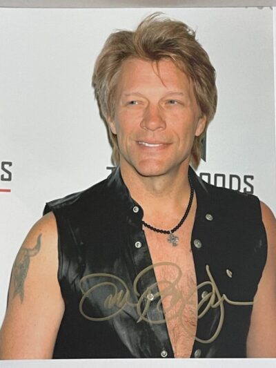 "Jon Bon Jovi" Autographed 8x10 Photo