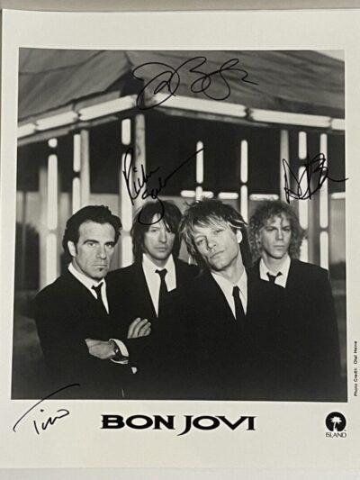 "Bon Jovi" Autographed 8x10 Photo