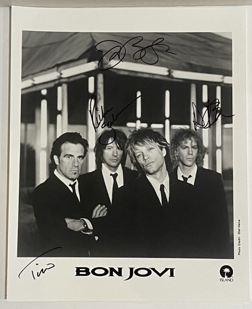 "Bon Jovi" Autographed 8x10 Photo