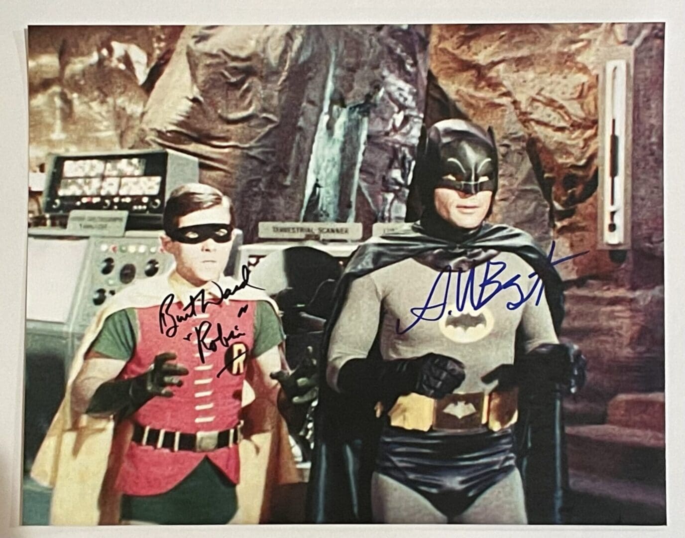 "Batman and Robin" Autographed 10x8 Photo