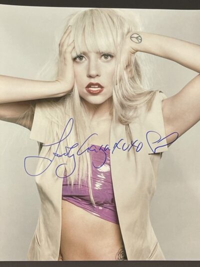 "Lady Gaga" Autographed 8x10 Photo