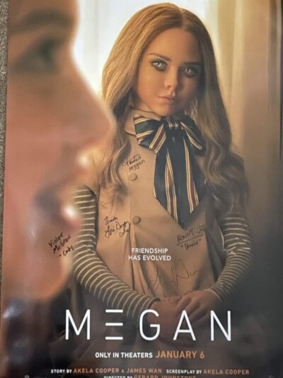 "MEGAN" Autographed Movie Poster