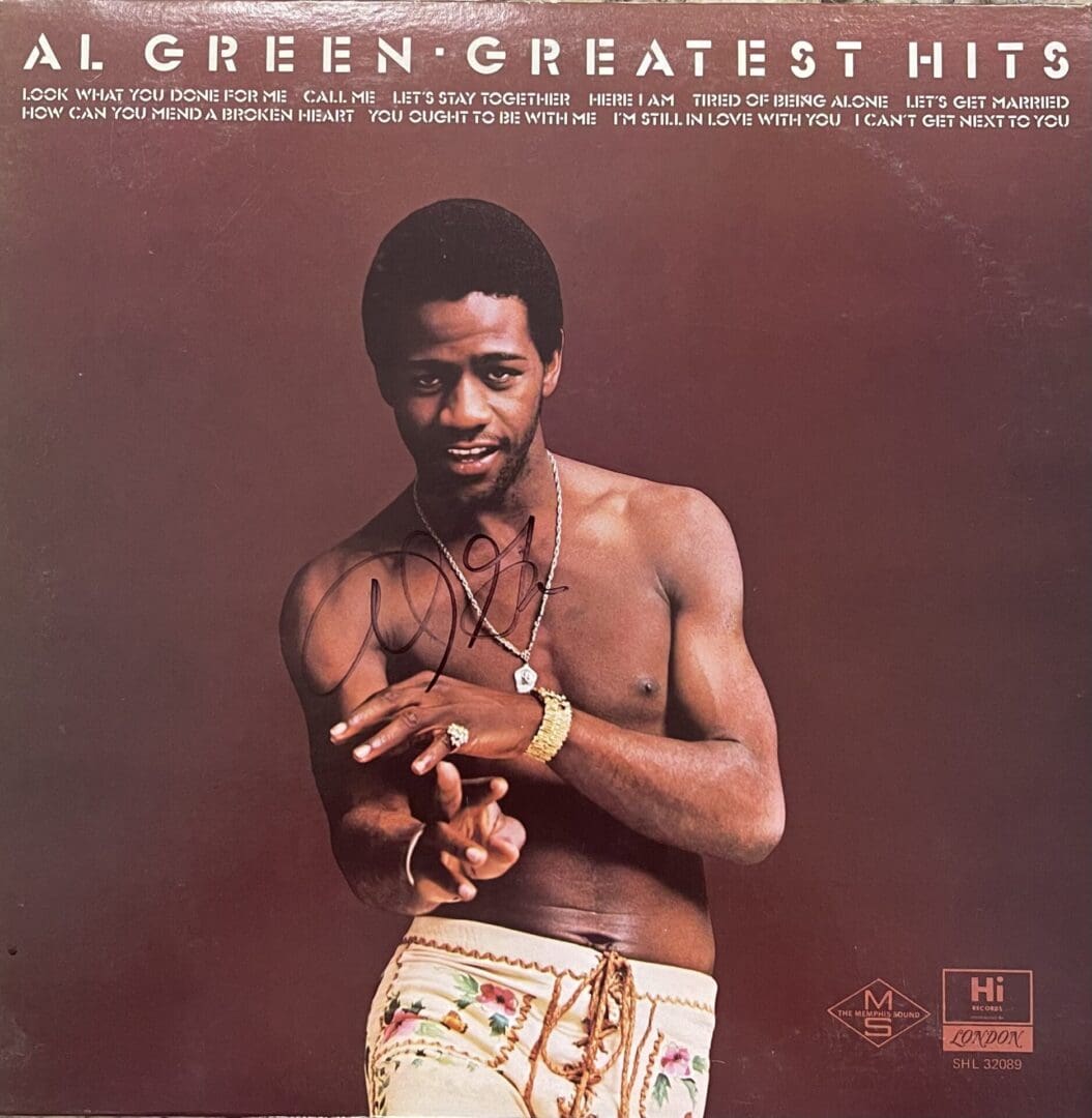 "Al Green" Autographed Album "Greatest Hits"