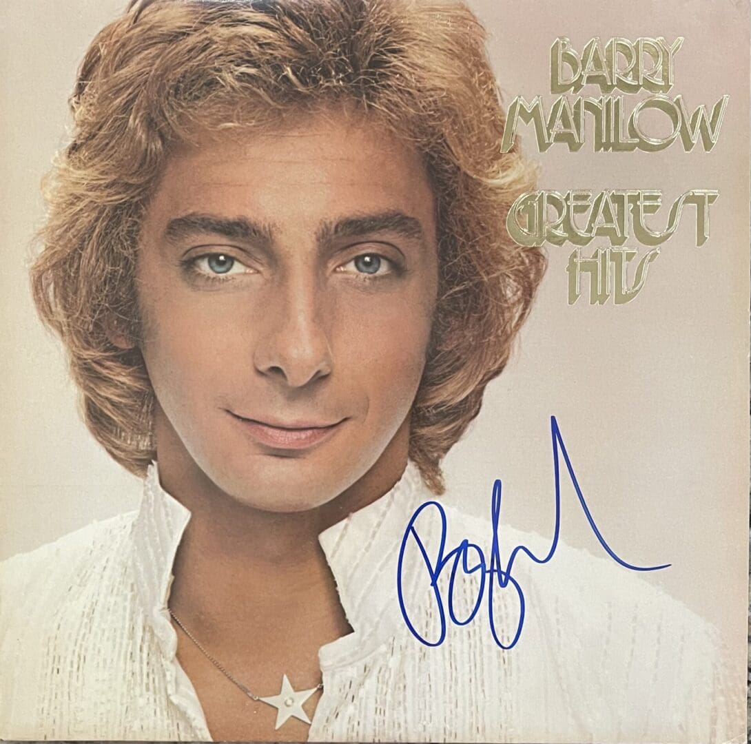 "Barry Manilow: Greatest Hits" Autographed Album