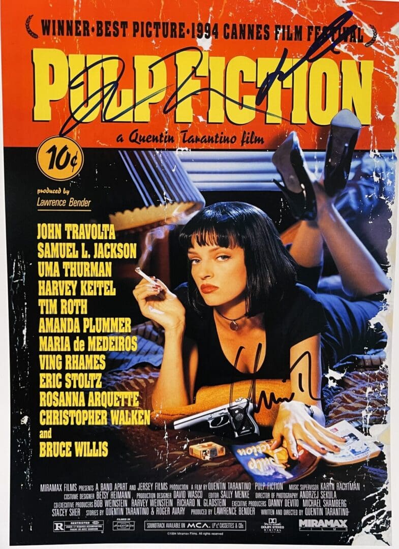 "Pulp Fiction" Autographed 8x10 Photo