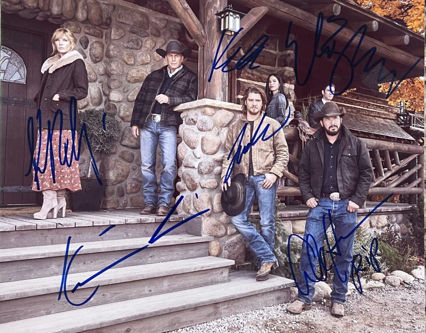 "Yellowstone" Cast 10x8 Autographed Photo