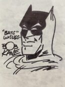 "Batman Sketch" By artist Bob Kane
