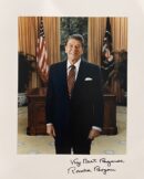 "President Ronald Reagan" Autographed 8x10 Photo