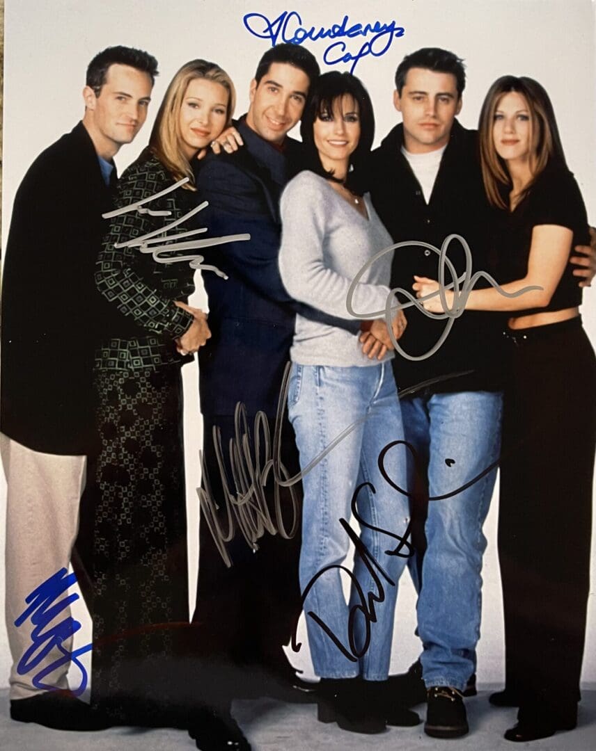 "Friends" 8x10 Autographed Photo