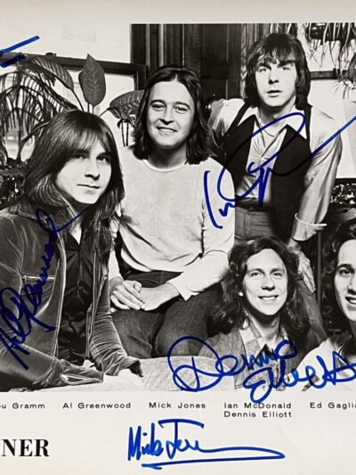 "Foreigner" Autographed 10x8 Photo