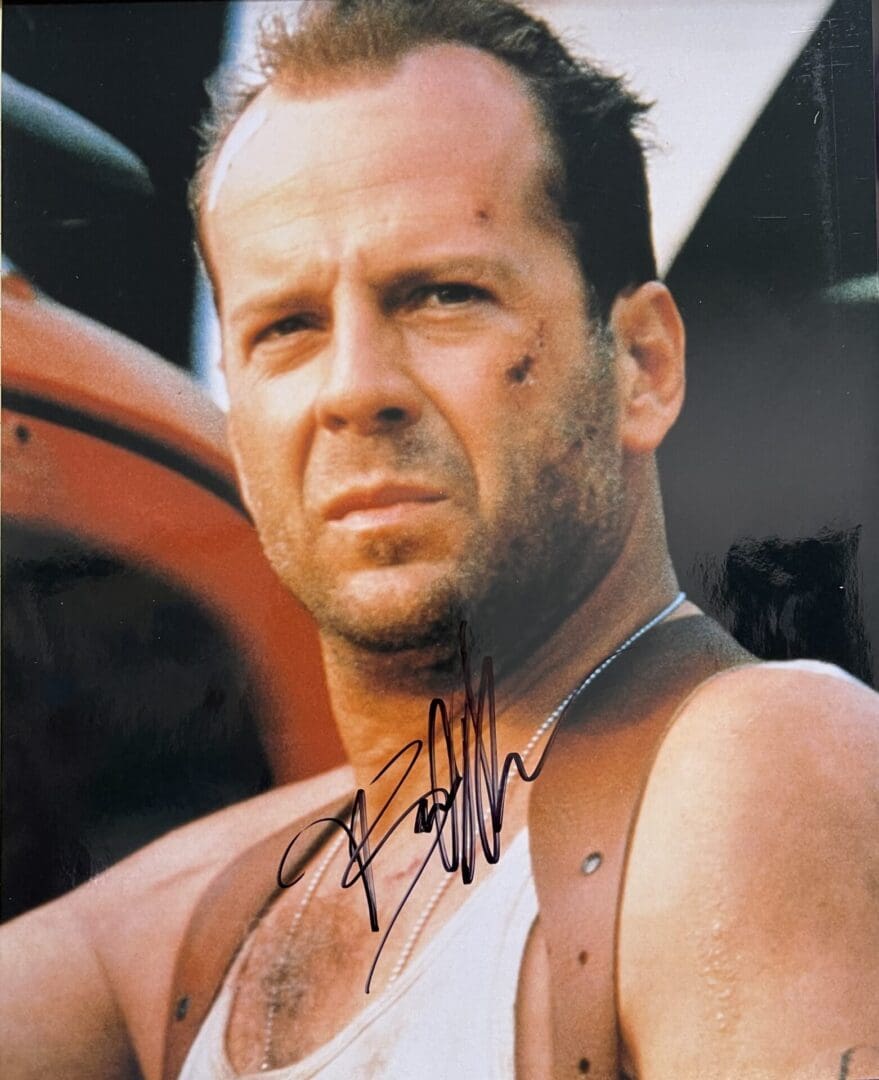 "Bruce Willis" Autographed 8x10 Photo