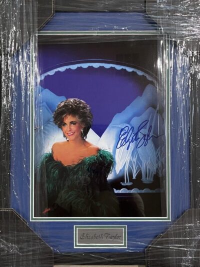 *Framed* Elizabeth Taylor Autographed Photo