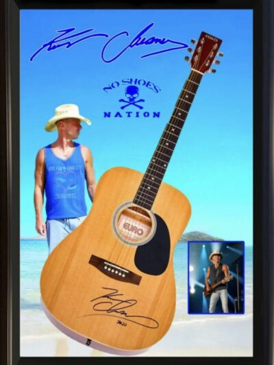 Kenny Chesney Autographed Acoustic Guitar