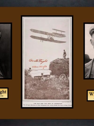 "The Wright Brothers" Autographed Book Page