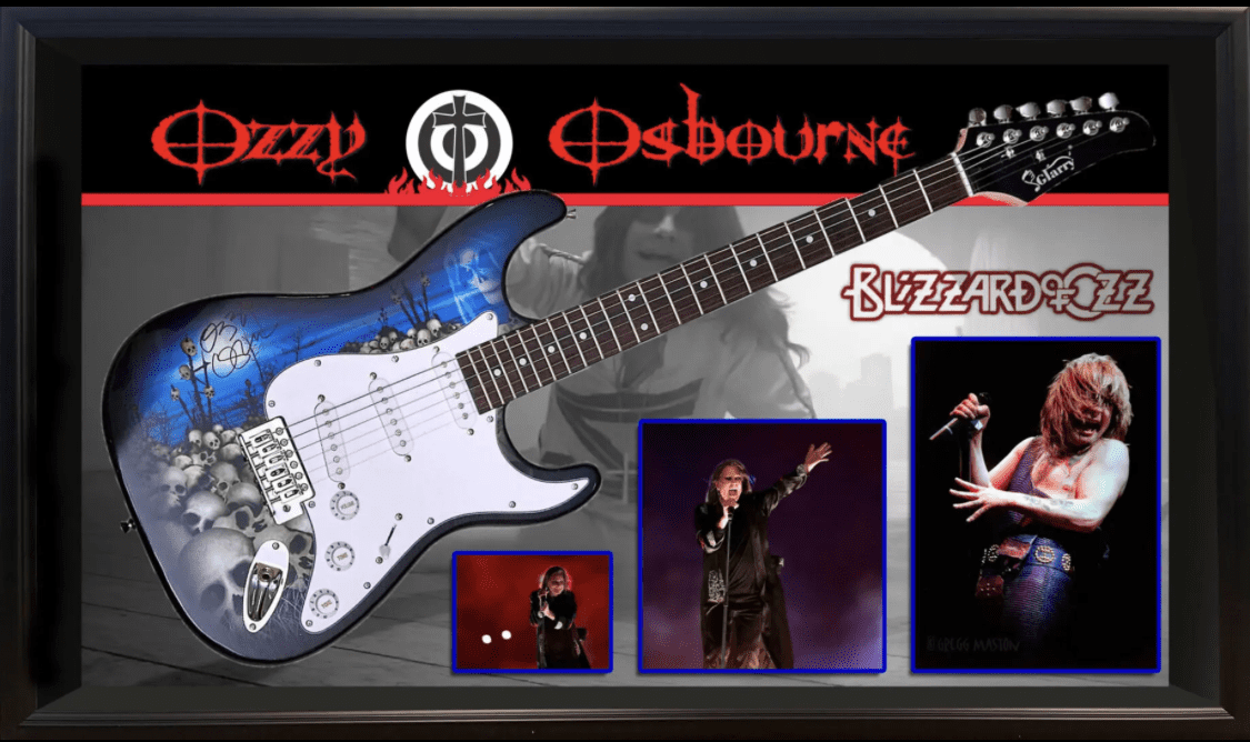 "Ozzy Osbourne" Autographed Guitar