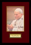 "Pope John Paul II" Autographed 4x6 Photo