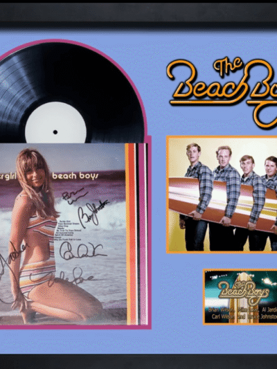 "Beach Boys" Autographed Album "Surfer Girl"