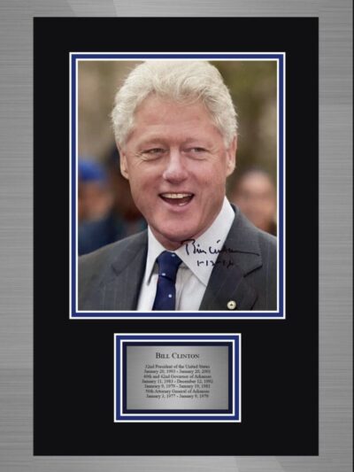 "President Bill Clinton" Autographed 8x10 Photo