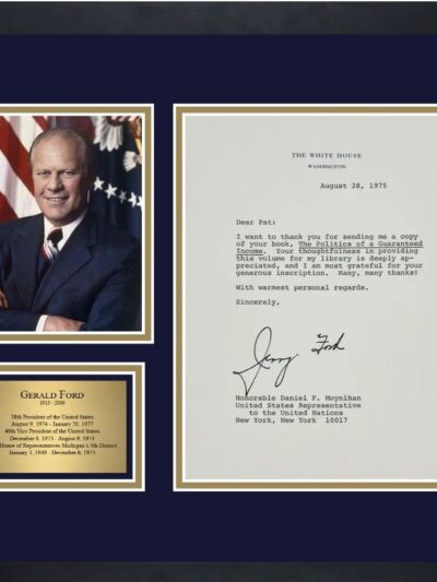 "President Gerald Ford" Autographed Letter