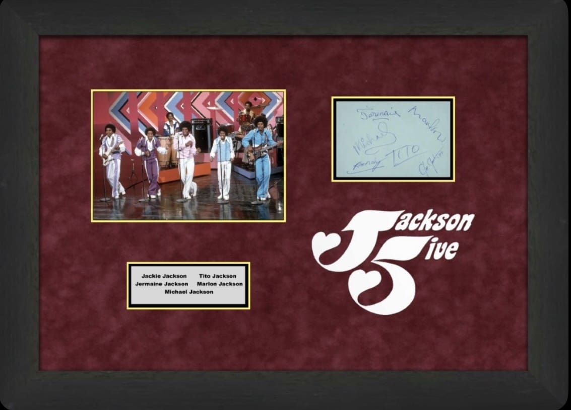 "Jackson 5" Signature Cut Collage