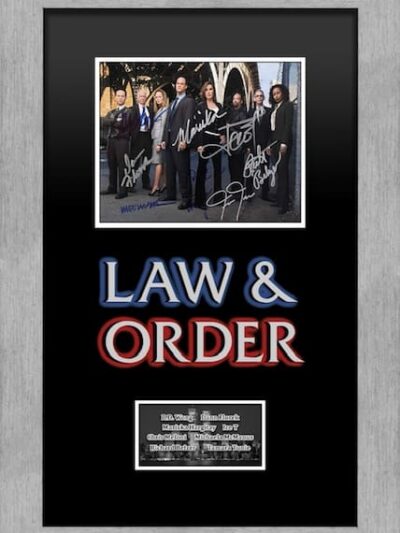 "Law and Order" Cast 10x8 Autographed Photo