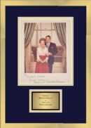 "President Ronald Reagan and Nancy Reagan" Autographed 8x10 Photo