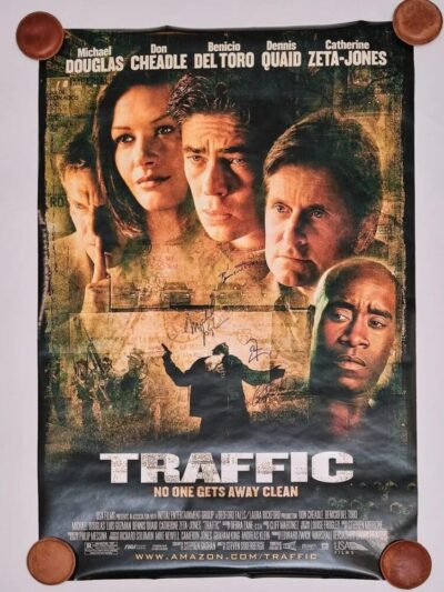 "Traffic" Autographed Movie Poster