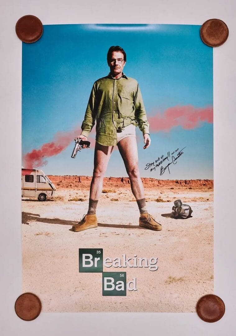 "Breaking Bad" Autographed by Bryan Cranston