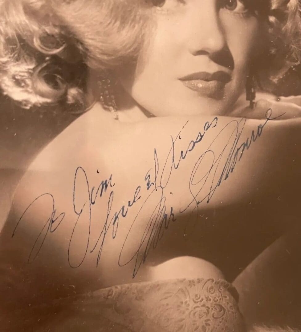 Framed Marilyn Monroe Collage with Autographed Photo - Image 2