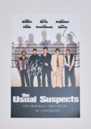 "the Usual Suspects" Cast Autographed Mini Movie Poster