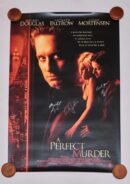"A Perfect Murder" Autographed Movie Poster