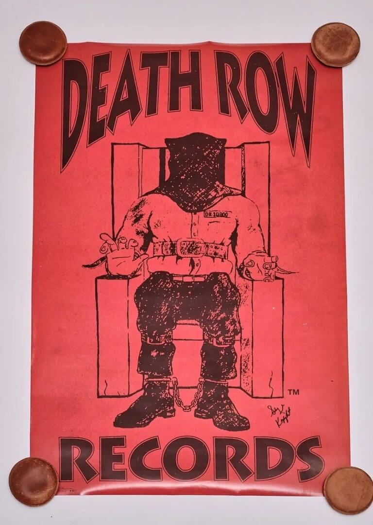 "Death Row Records" Autographed by Suge Knight