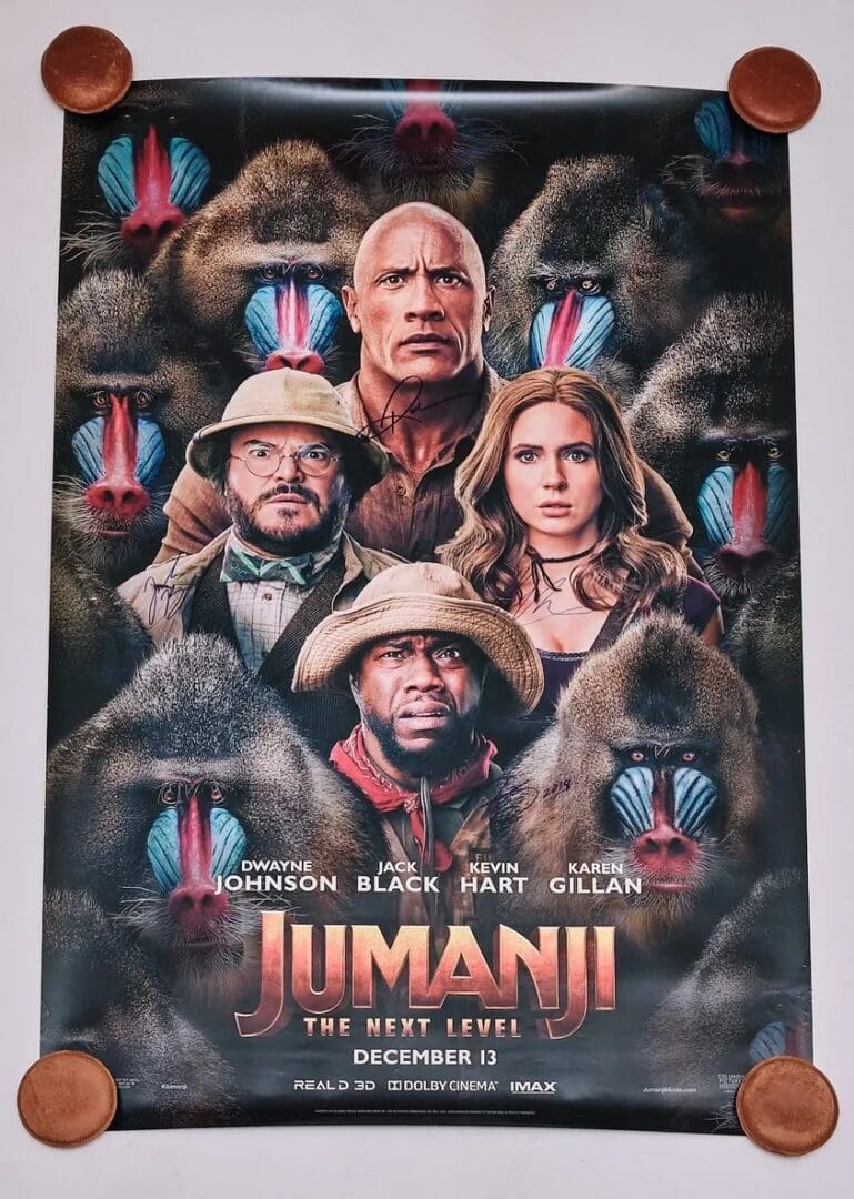 "Jumanji" Autographed Movie Poster
