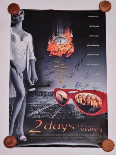 "2 Days in the Valley" Cast Signed Movie Poster