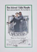 "Trading Places" Mini Movie Poster Signed by Eddie Murphy and Dan Aykroyd