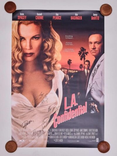 "L.A. Confidential" Autographed Movie Poster