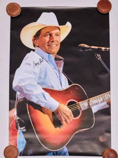 "George Strait" Autographed Poster