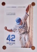 "42" Chadwick Boseman Autographed Poster