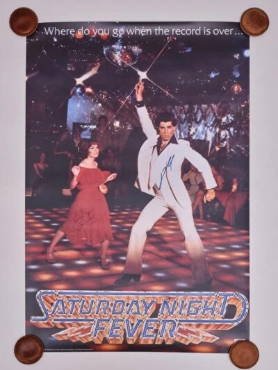 "Saturday Night Fever" Autographed Poster