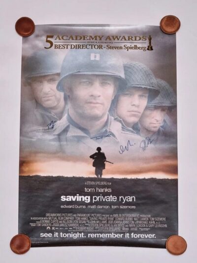 "Saving Private Ryan" Autographed Movie Poster