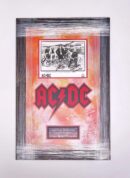 Framed AC/DC Band Signed Photo