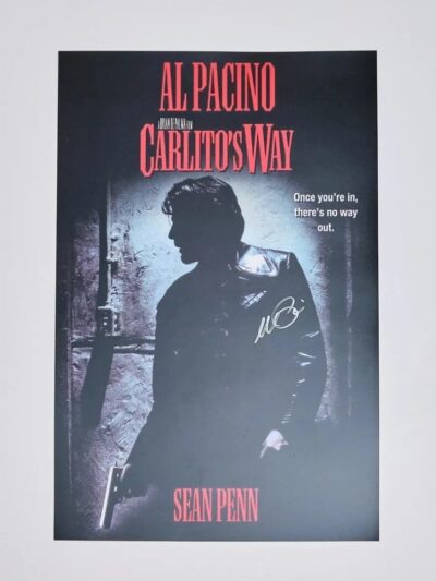 "Carlito's Way" Autographed Mini Movie Poster Signed by Al Pacino