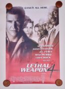 "Lethal Weapon 4" Cast Signed Movie Poster