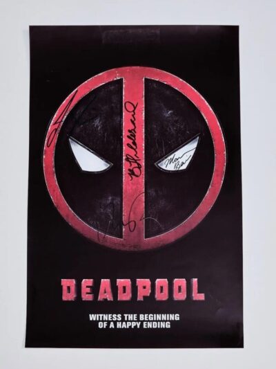 "Deadpool" Autographed Mini Poster