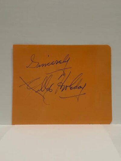 "Billie Holiday" Signature
