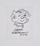 "Hank Ketcham" Sketch of Dennis