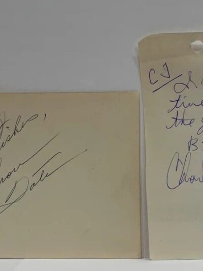 "Charles Manson and Sharon Tate" Signatures