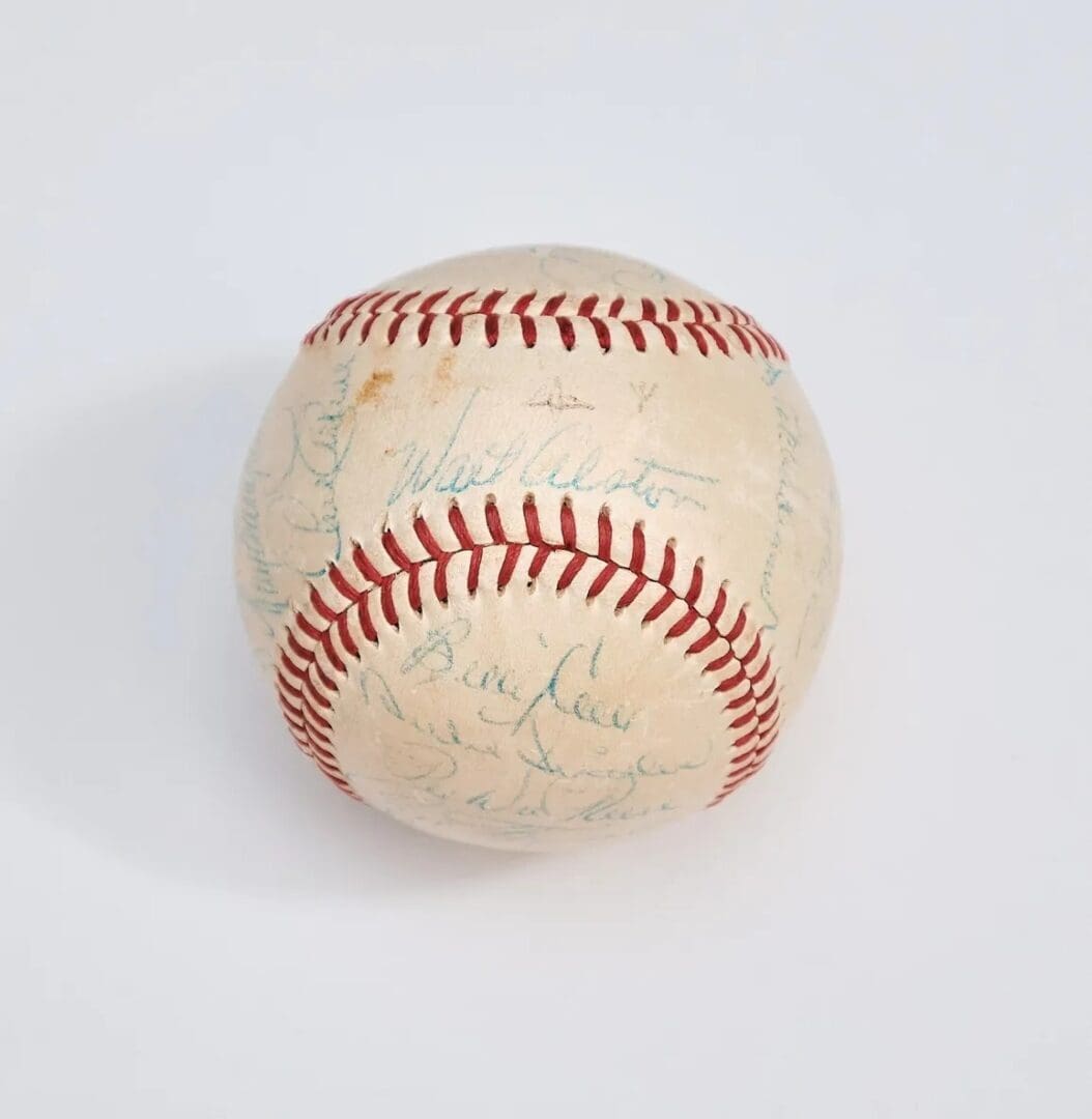 "National League Baseball" Autographed by 1950's Brooklyn Dodgers - Image 5